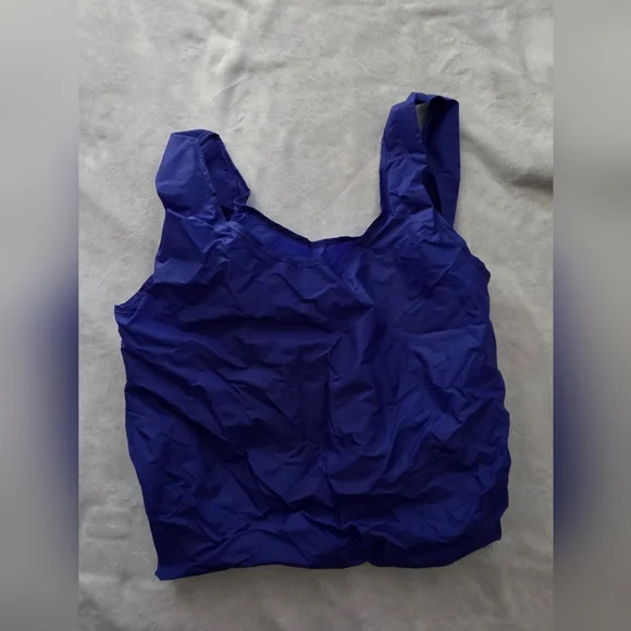 MoMA Blue Tote Bag with Yellow Smiley Face - Picture 2 of 2